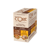 ويلنس كور مولتي باك علب دجاج وكبد الدجاج ×4 ودجاج وديك رومي ×4 في صوص للقطط 8×79 جم | صيدلية.كوم.