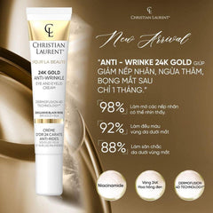 Christian Laurent Infusion 24K Gold Anti-Wrinkle Eye & Eyelid Cream 20 ml