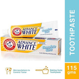 آرم اند هامر معجون أسنان أدفانس وايت