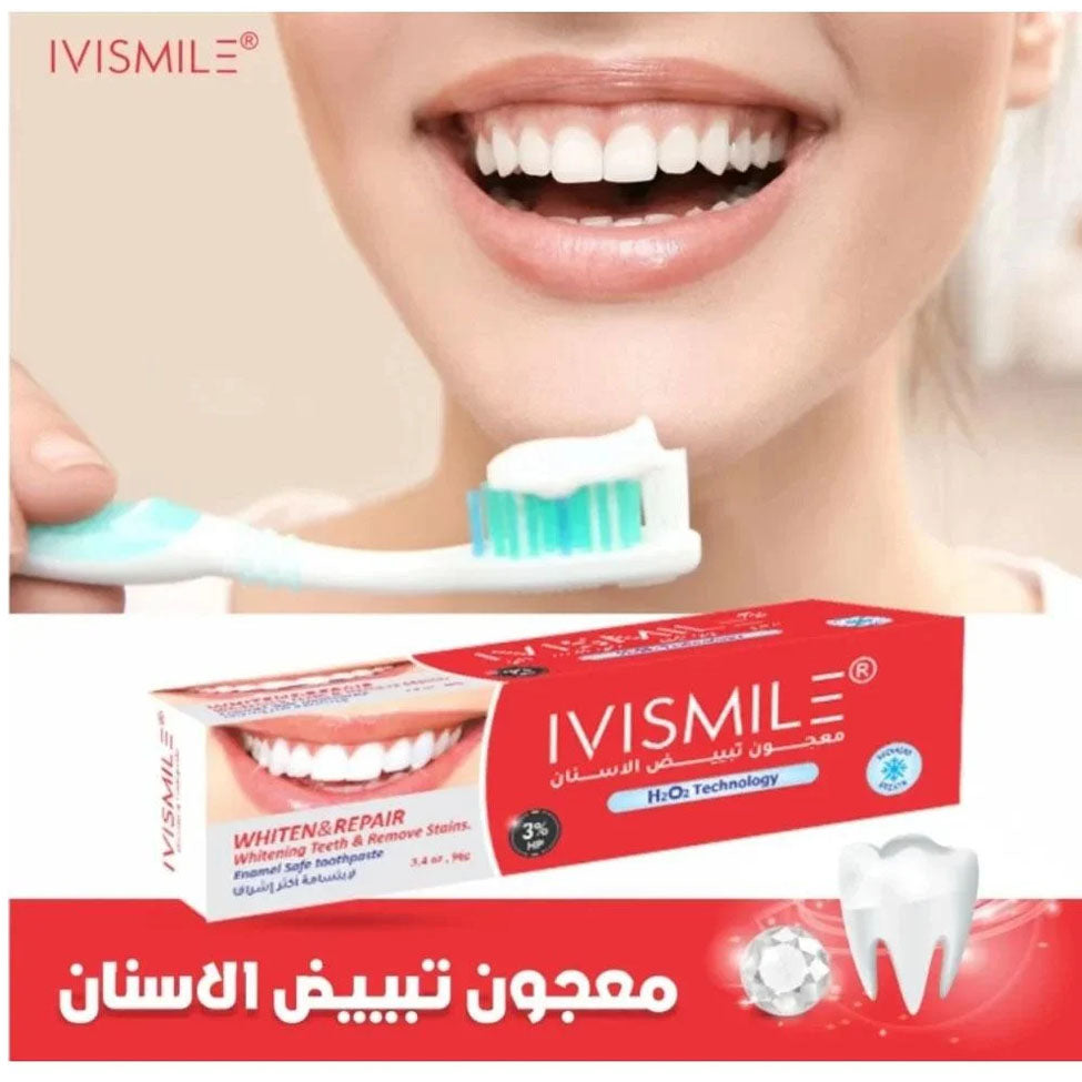 معجون تبييض الأسنان 96 جم من ايفي سمايل |  صيدلية.كوم.