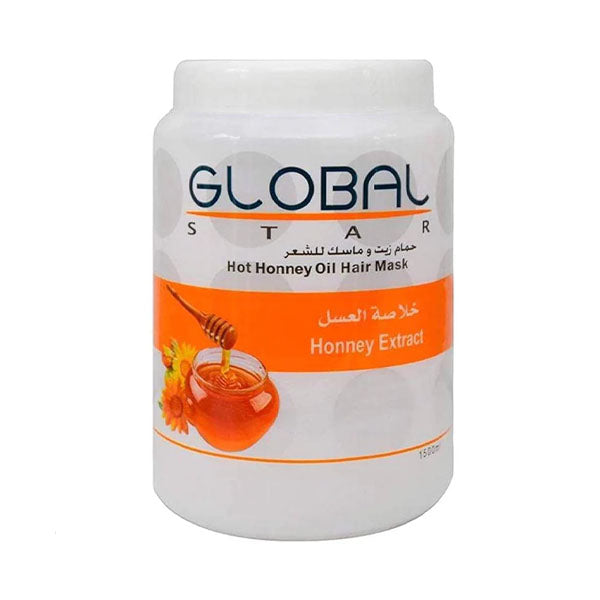 جلوبال ستار قناع حمام زيت بروتين وكيراتين والعسل