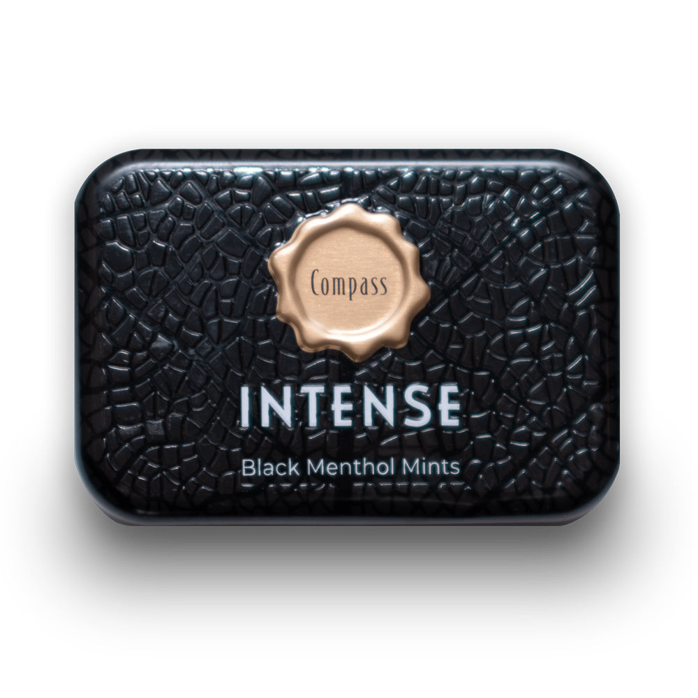 انتنس حبوب منعشة بالنعناع و المنثول الأسود خالية من السكر 50 حبة من كومباس | صيدلية.كوم.