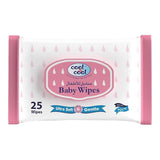 مناديل أطفال كول اند كول 25 عبوة سفر ناعمة ولطيفة |  صيدلية.كوم.