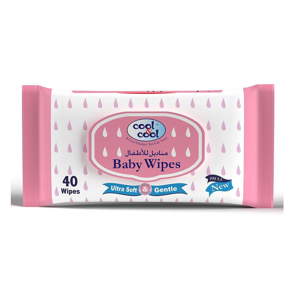 مناديل أطفال الترا سوفت جنتل 40 منديل من كول اند كول |  صيدلية.كوم.