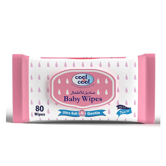 مناديل أطفال الترا سوفت جنتل 80 منديل من كول اند كول |  صيدلية.كوم.