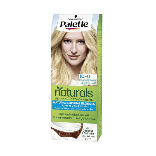Naturals hair dye palette 10.0 super light blonde