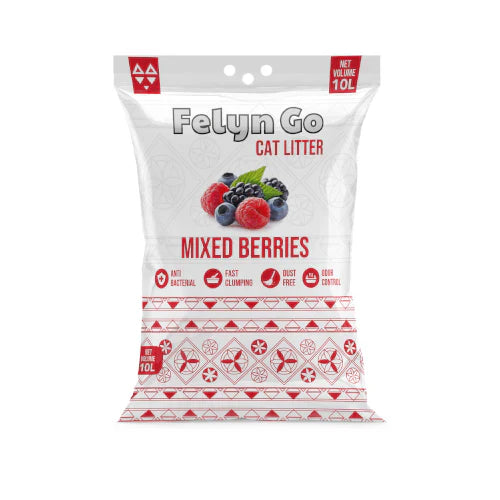 فيلاين قو رمل للقطط برائحة التوت و الفراولة | صيدلية.كوم.