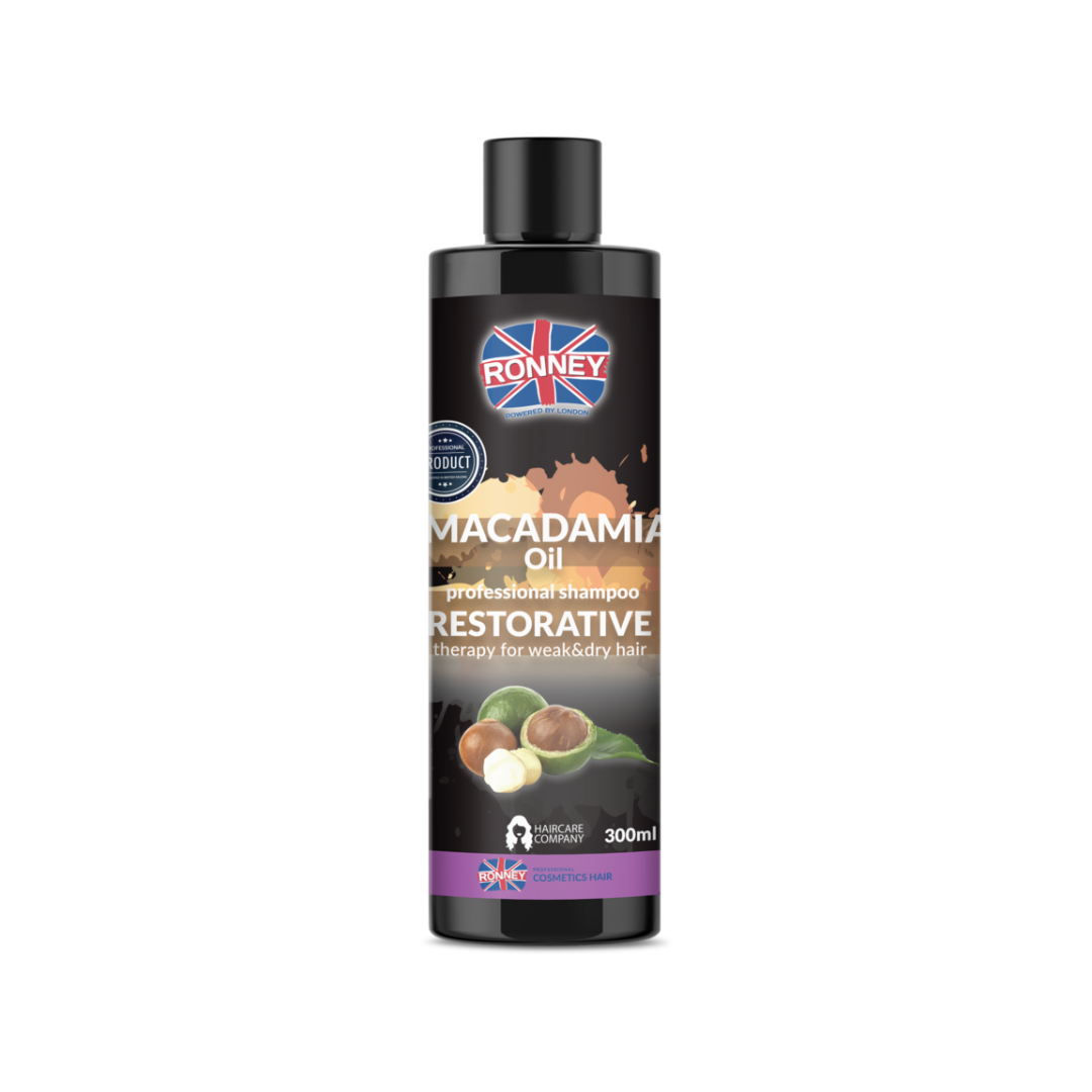 روني شامبو شعر تجديد وإصلاح بزيت المكاديميا 300 مل | صيدلية.كوم.
