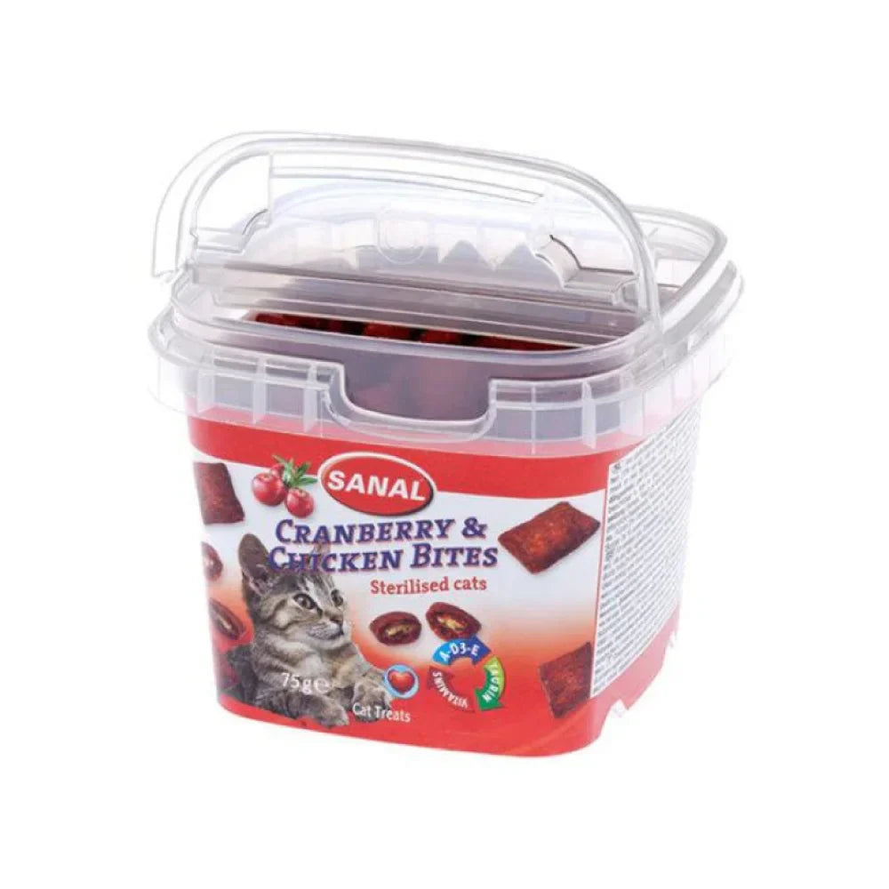 سنال اقراص مكافآت صحية بالدجاج والتوت البري للقطط المعقمة 75 جم |  صيدلية.كوم.