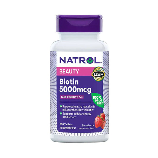 ناترول بيوتين 5000 مكجم 250 قرص سريع الذوابان | صيدلية.كوم.