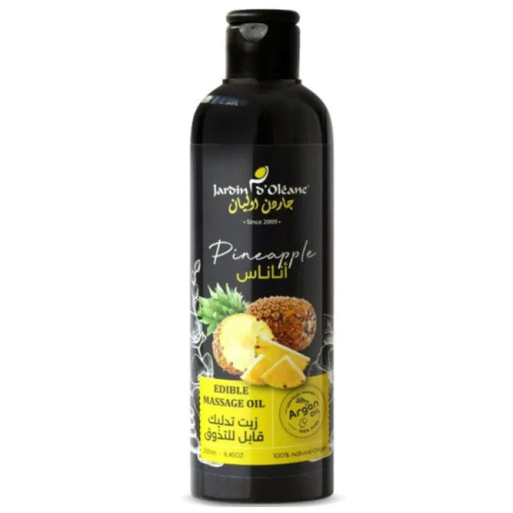 جاردن اوليان زيت تدليك قابل للتذوق بالاناناس 250 مل |  صيدلية.كوم.