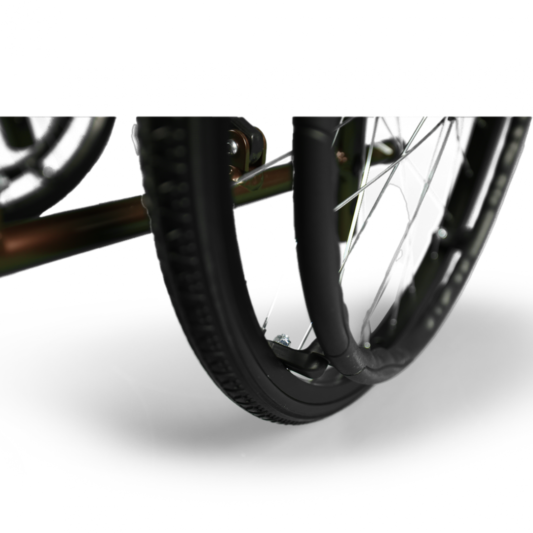 كرسي متحرك الومنيوم ذهبي 45 سم | صيدلية.كوم.