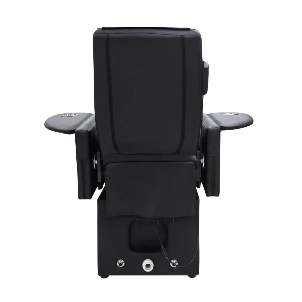 كرسي مساج اسود مع حوض جاكوزي ابيض |  صيدلية.كوم.