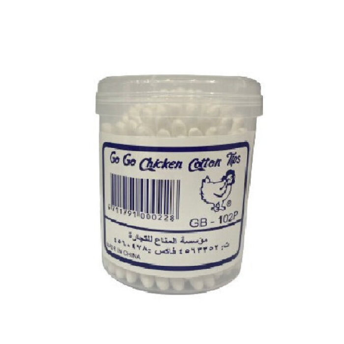 أعواد قطن للاذن بلاستيك علبة من قوقو تشيكن 102 عود | صيدلية.كوم.