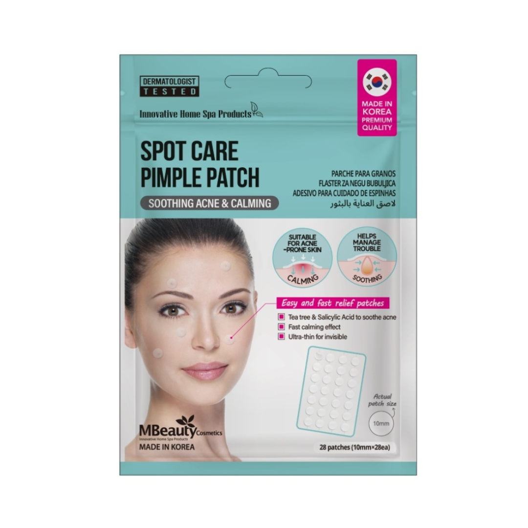 ام بيوتي لصقات للوجه العناية بالبثور بزيت شجرة الشاهي وحمض الساليسيليك 10 ملم 28 قطعة |  صيدلية.كوم.