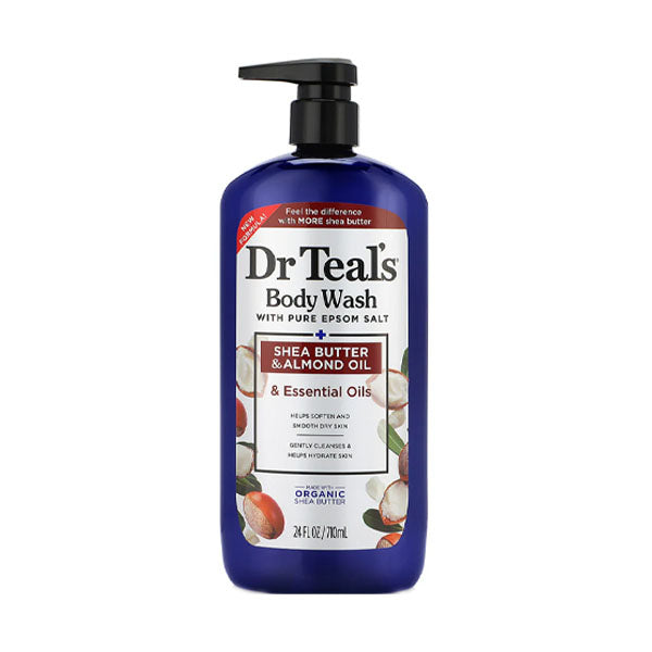 دكتور تيلز غسول الجسم بملح إبسوم والشيا واللوز 710 مل |  صيدلية.كوم.