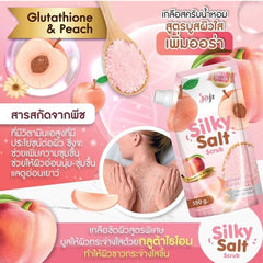 Joji Secret Young Silky Salt Scrub with Glutathione and Peach 350g