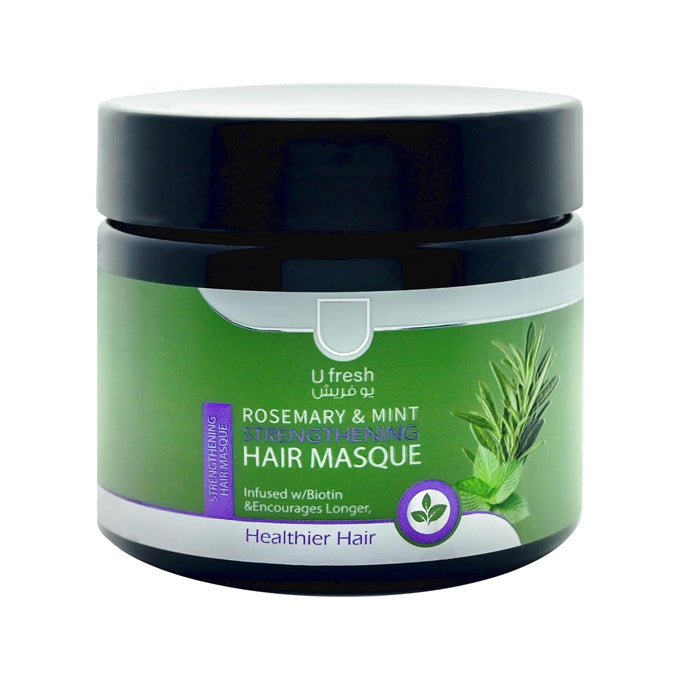 قناع إكليل الجبل والنعناع لتقوية الشعر 360 مل من يو فريش | صيدلية.كوم.