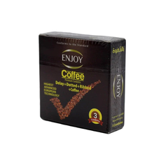 اينجوي واقي ذكري 3 قطعة بالقهوة | صيدلية.كوم.