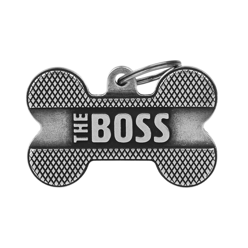 ماي فاميلي قلادة على شكل عظمة كبيرة جدا بوس فضي | صيدلية.كوم.