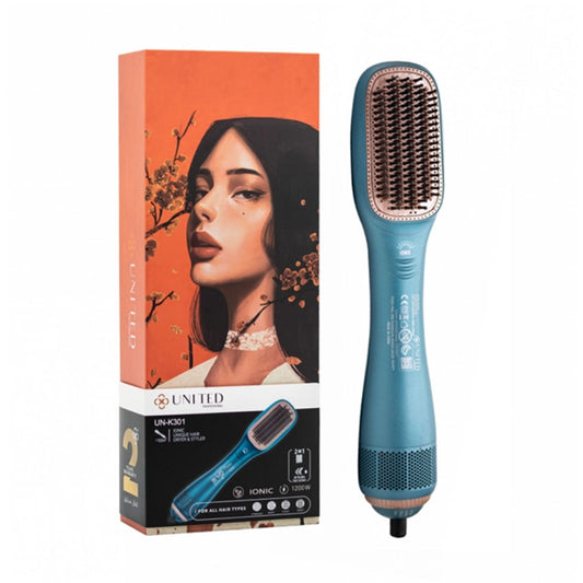 فرشاة تصفيف وتجفيف الشعر بالأيونات من يونايتد | صيدلية.كوم.