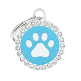 ماي فاميلي قلادة لماع مخلب دائري صغير باللون الأزرق الفاتح |  صيدلية.كوم.