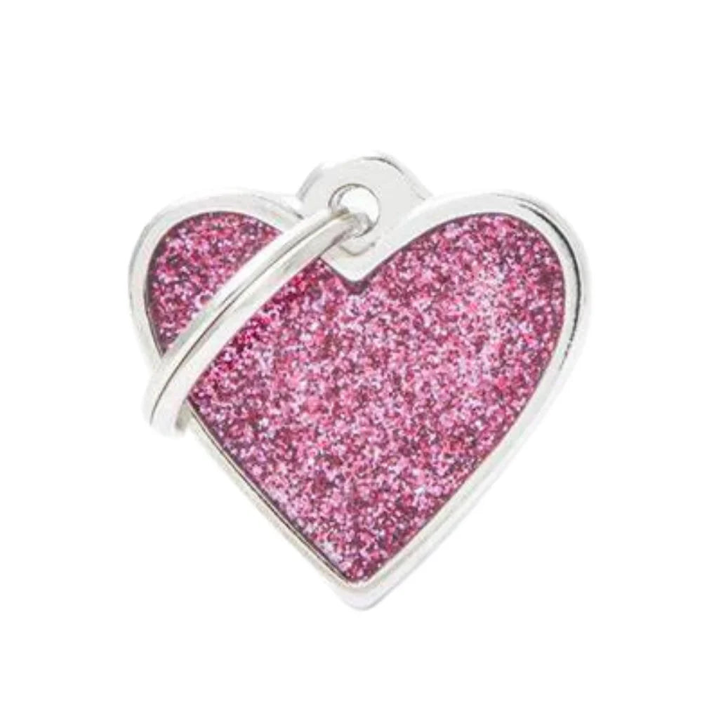 ماي فاميلي قلادة بريق قلب صغير وردي |  صيدلية.كوم.