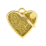 قلادة على شكل قلب ذهبي لامع |  صيدلية.كوم.