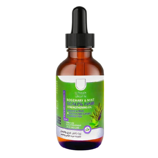 تساقط الشعر علاج مقوي زيت بإكليل الجبل والنعناع 60 مل من يو فريش |  صيدلية.كوم.