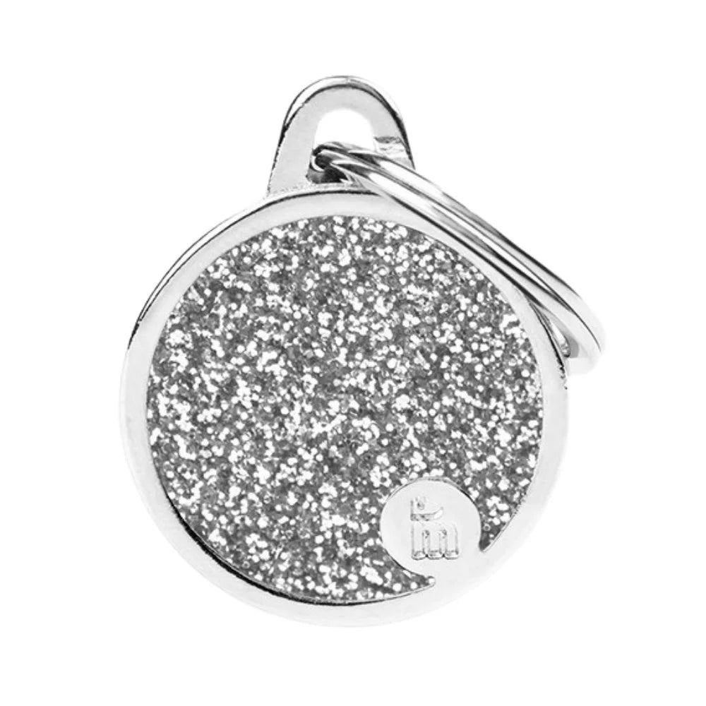 ماي فاميلي قلادة رمادي لامع دائري صغير |  صيدلية.كوم.
