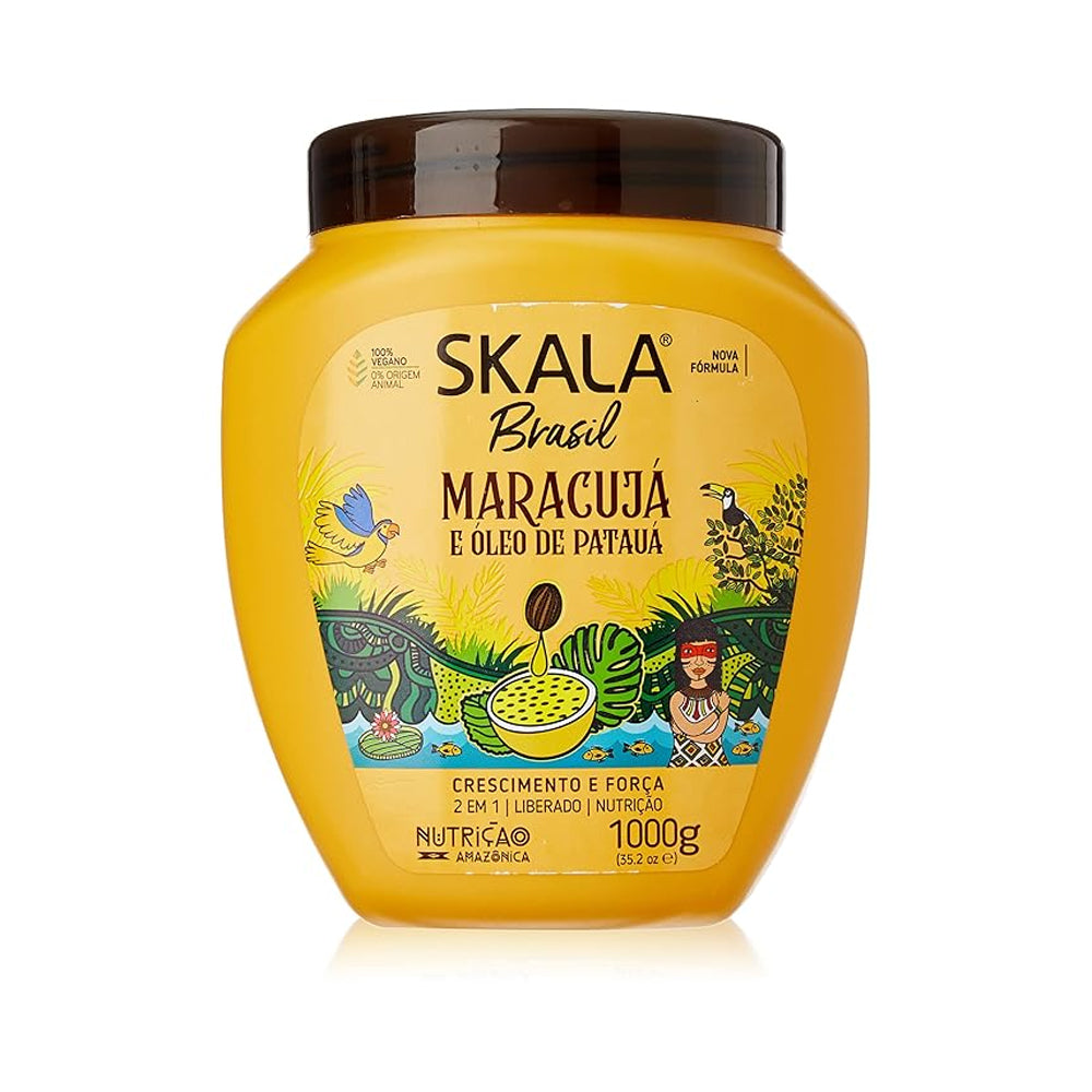 كريم علاج الشعر بفاكهة الماراكويا وزيت الباتاوا 1000 جم من سكالا | صيدلية.كوم.