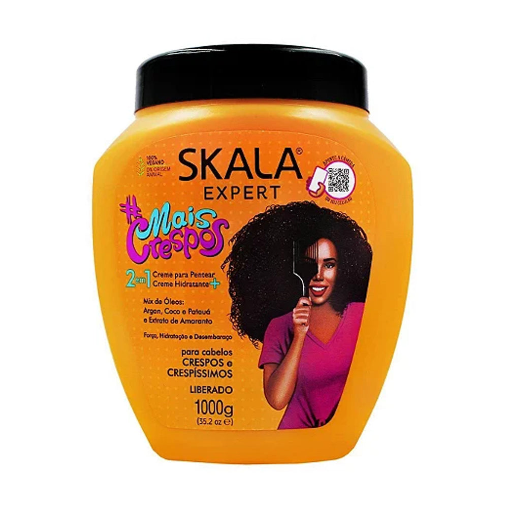 كريم بخلاصة زيت الارغان وجوز الهند وفيتامين E 1000 جم من سكالا | صيدلية.كوم.