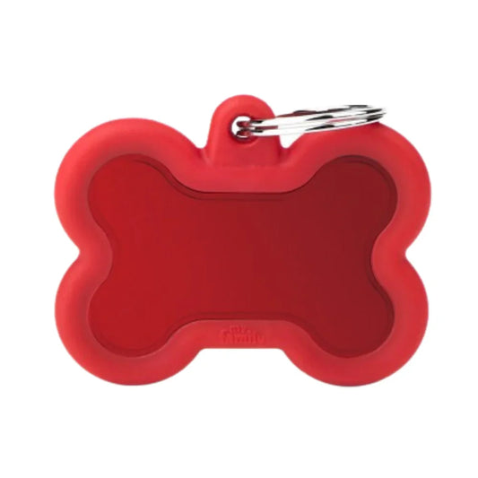 ماي فاميلي قلادة على شكل عظمة احمر اطار جلد |  صيدلية.كوم.