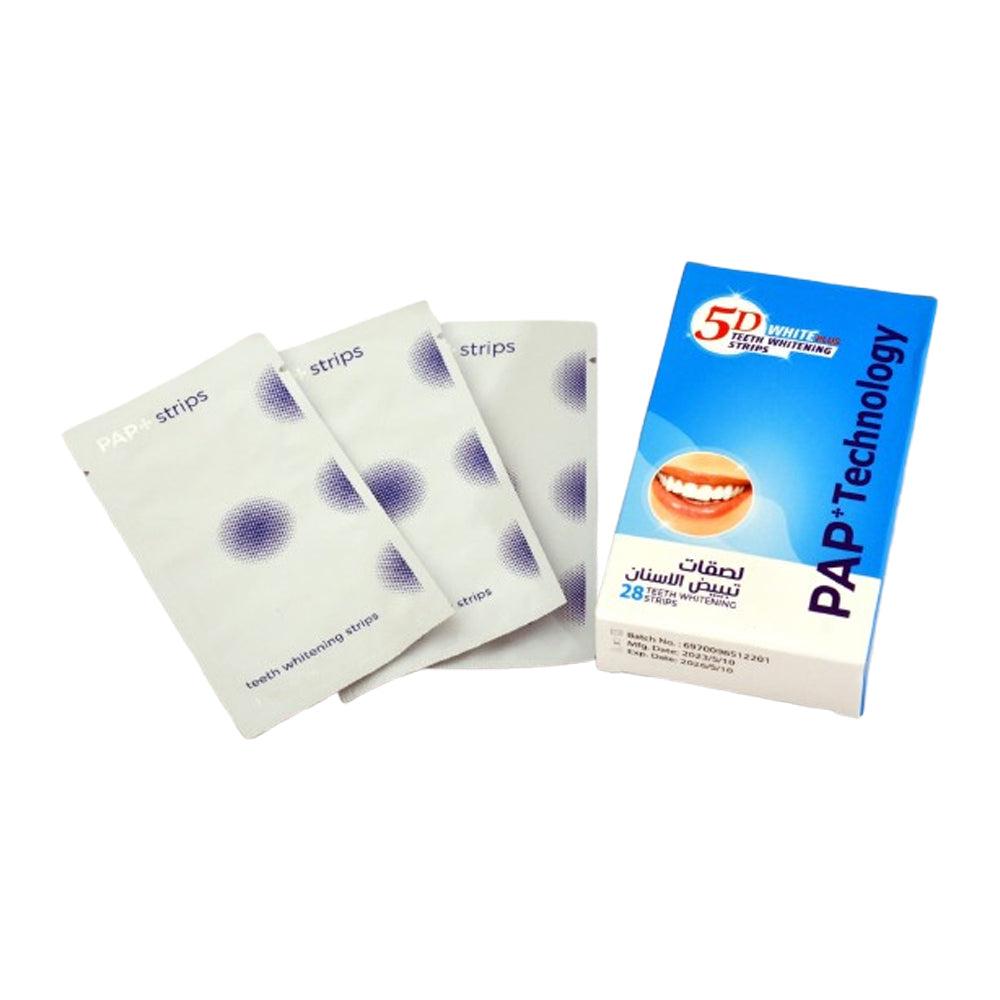 5D وايت بلس لصقات تبييض الاسنان