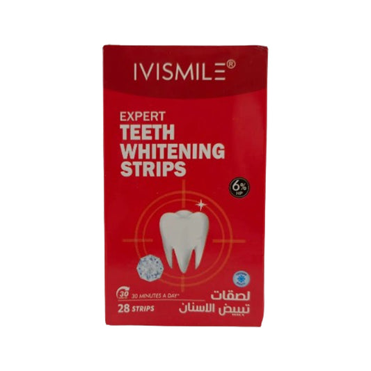 شرائط تبييض الأسنان 6% من ايفي سمايل 28 شريط |  صيدلية.كوم.