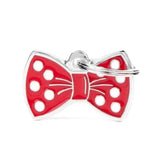 قلادة شكل ربطة عنق لون احمر منقط |  صيدلية.كوم.