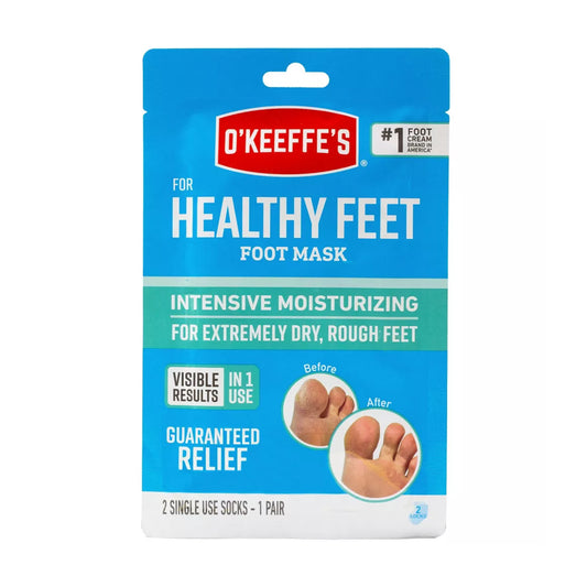 قناع الترطيب المكثف للأقدام الجافة والخشنة 2 قطعة من اوكيفز |  صيدلية.كوم.