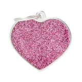 ماي فاميلي قلادة بريق القلب الكبير الوردي |  صيدلية.كوم.