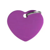 ماي فاميلي قلادة المونيوم شكل قلب لون بنفسجي حجم كبير |  صيدلية.كوم.