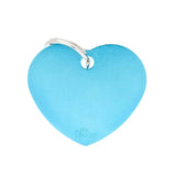 ماي فاميلي قلادة المونيوم شكل قلب لون سماوي فاتح حجم كبير |  صيدلية.كوم.