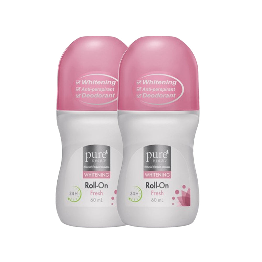 مزيل عرق رول مفتح للبشرة 60 مل مع خصم 50% على الحبة الثانية من بيور بيوتي | صيدلية.كوم.