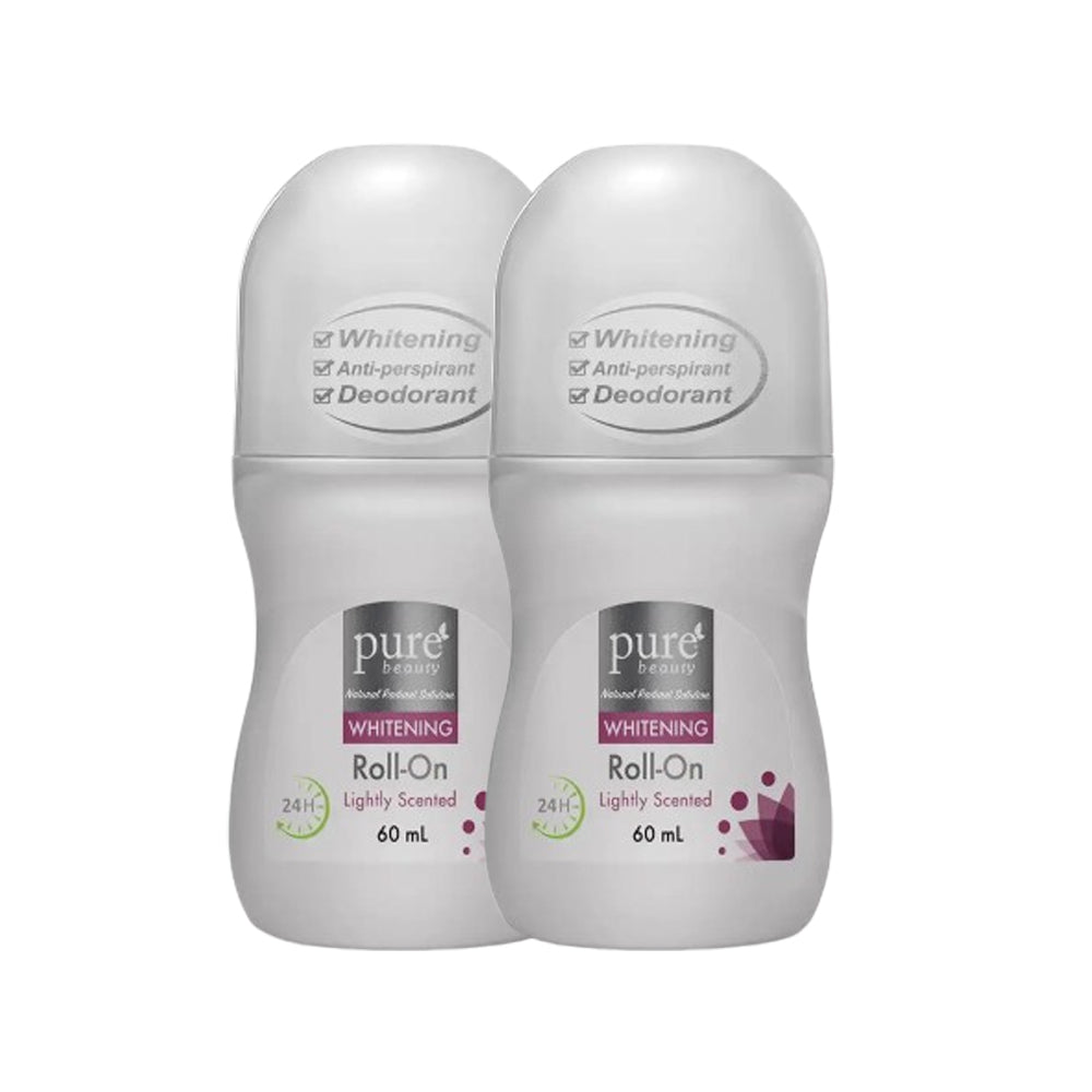 مزيل عرق رول مفتح للبشرة 60 مل مع خصم 50% على الحبة الثانية من بيور بيوتي | صيدلية.كوم.