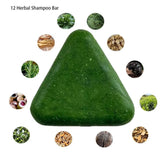 Seven Green Chinese Soap For Strengthening Hair With Natural Herbs 120 Gm