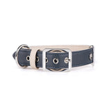 ماي فاميلي تراث طوق جلد كحلي وبيج 50×2.8سم كبير |  صيدلية.كوم.