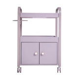 ترولي صالون بابين ودرج علوي رمادي | صيدلية.كوم.