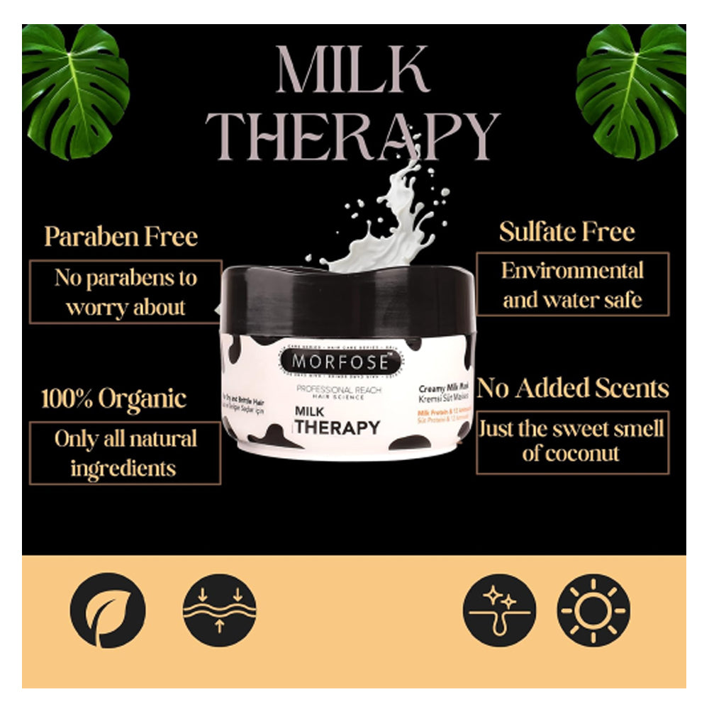 ماسك كريمي معالج للشعر بخلاصة الحليب 500 مل من مورفوس |  صيدلية.كوم.