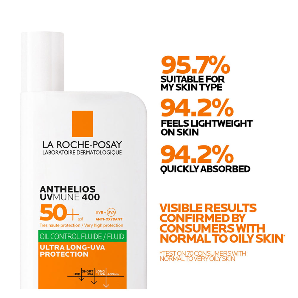 لاروش بوزيه واقي شمس سائل للبشرة الدهنية SPF50+ 50 مل | صيدلية.كوم.