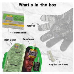 Edbe Hair Color Easy Comb Natural Black