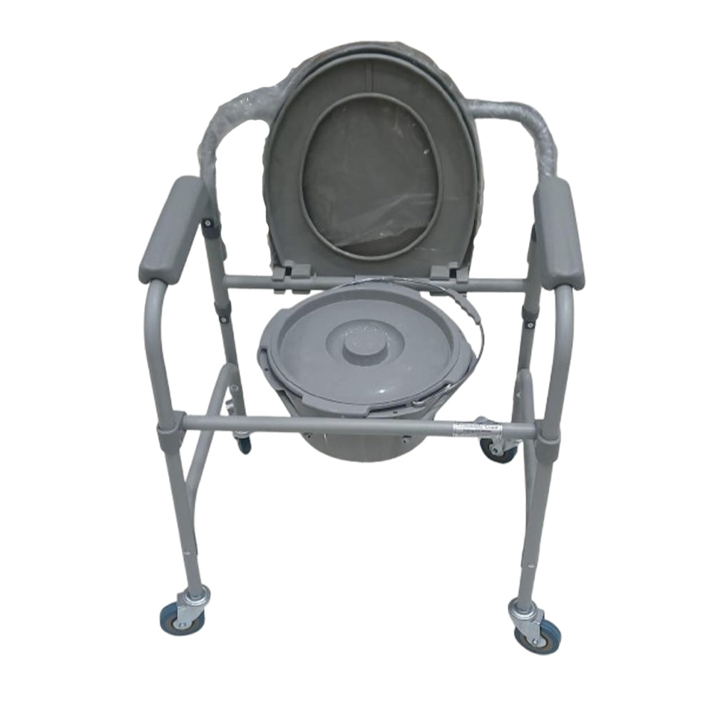 كرسي حمام عريض المنيوم بعجل من رايت كير |  صيدلية.كوم.