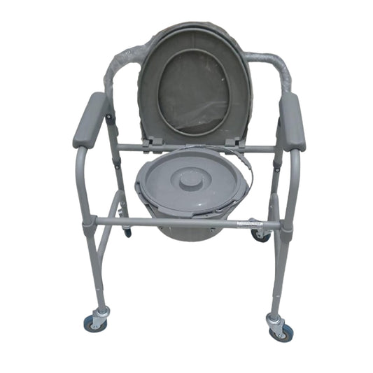 كرسي حمام عريض المنيوم بعجل من رايت كير | صيدلية.كوم.